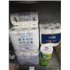 Image 1 : 12 Packages of Paper Towels & Toilet Paper