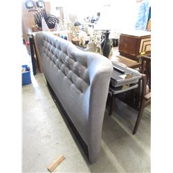 New King Size Upholstered Complete Bed Frame