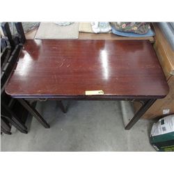 Fold Out Antique Mahogany Games Table