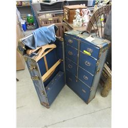 1930s McBride Wardrobe Trunk