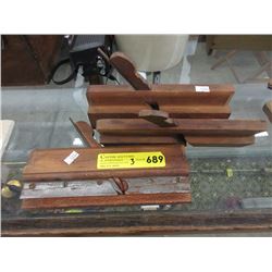 3 Vintage Wood Joiners Planes