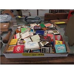 60+ Collectible Match Packets