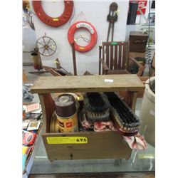 Vintage Shoe Polishing Caddy