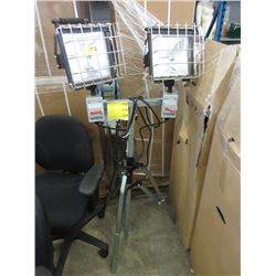 Halogen Work Lights on Tripod Stand