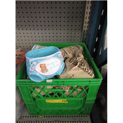 Crate of New Small Baby Themed Plant Pots