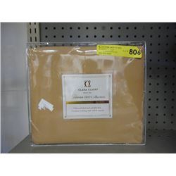 New Queen Size 3 Piece Duvet Set - Caramel