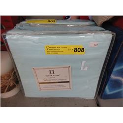 New King Size 3 Piece Blue Duvet Set