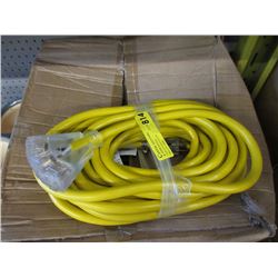 New 50 Foot Heavy Duty Multi Outlet Extension Cord