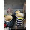 Image 1 : 13 Assorted Ceramic Plant Pots