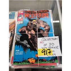 Collection of 30 Wolverine Comics