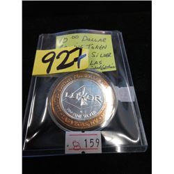 $10 Luxor Las Vegas .999 Fine Silver Gaming Token