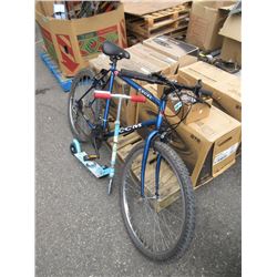 18 Speed CCM Mountain Bike & Childs Scooter