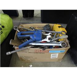 Box of Assorted Hand Tools