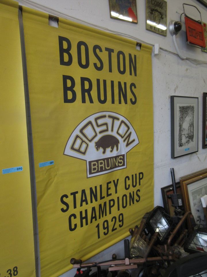 Boston Bruins 1929 Stanley Cup Champion Banner