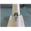 Image 1 : Lively Green Amethyst & Diamond Ring