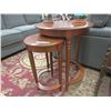 Image 1 : Round 2 Piece Nesting Table Set