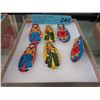 Image 1 : Six 1950s Three Inch Tin Lithograph Clicker Toys