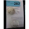 Image 2 : 2 x 1/2 Oz. Golden State Mint .999 Silver Rounds