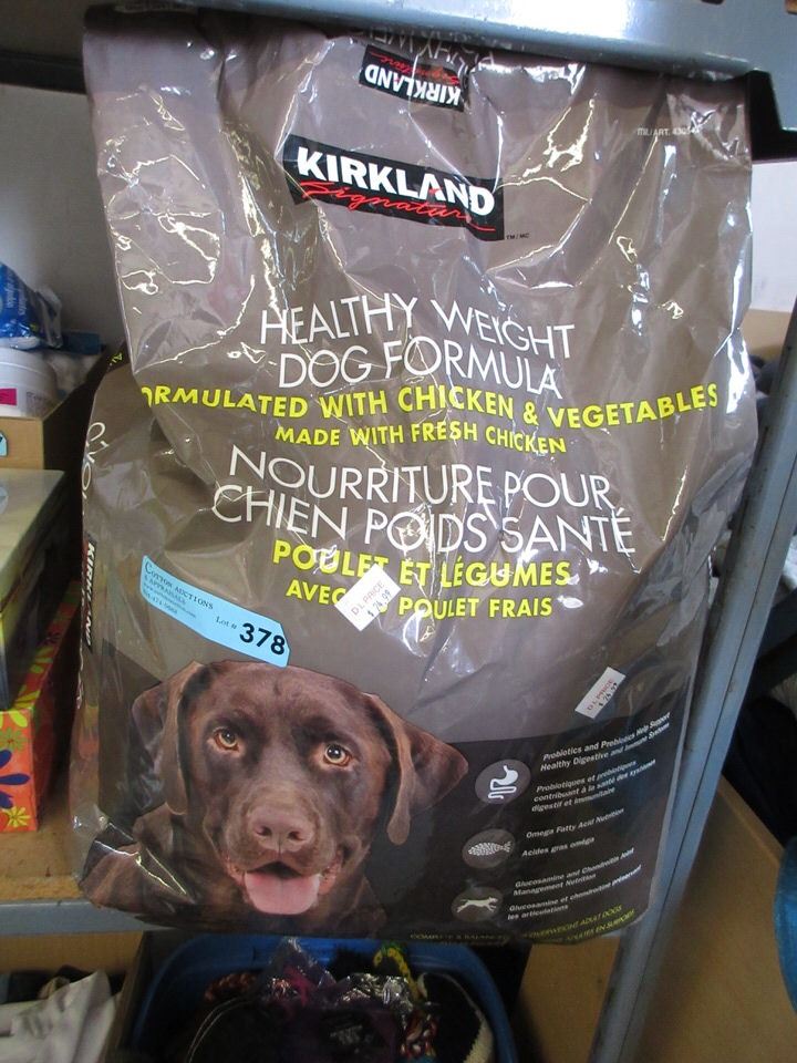 15 KG Bag of Kirkland Dry Dog Food Resealed