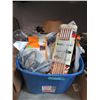 Image 1 : Tote of Hats & Other Assorted New Goods