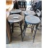 Image 1 : 4 Metal 29" Stools