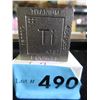 Image 1 : 5 Ounce .999 Fine Titanium 3D Cube Bar