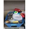 Image 1 : Tote of Assorted Household Products