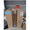 Image 1 : 9 New 16" Cylinder Vases & Partial Box of Wax Tart