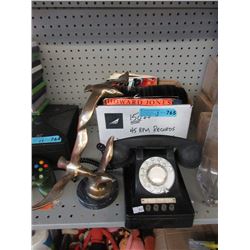 Bakelite Phone, 45 RPM Records & More