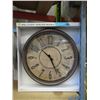 Image 1 : New 16" Wall Clock with Glass Lens