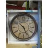 Image 1 : New 16" Wall Clock with Glass Lens