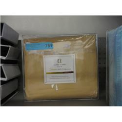 New King Size 3 Piece Duvet Set - Camel Gold