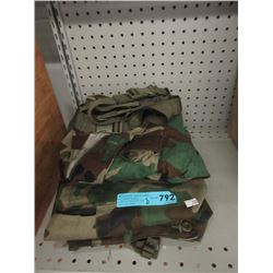 Cotton Camo Pants, Jacket & Belt
