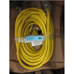 New 50 Foot Heavy Duty Multi Outlet Extension Cord