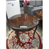 Image 1 : Round Wood Accent Table