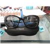 Image 1 : New Black Vogue Sunglasses with Zippered Case