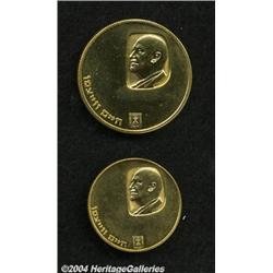 Gold 50 and 100 Lirot 1962,