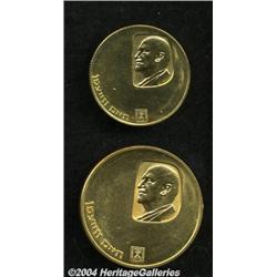 Gold 50 and 100 Lirot 1962,