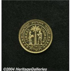 Judaea Capta/Israel Liberation Gold State Medal 1958,