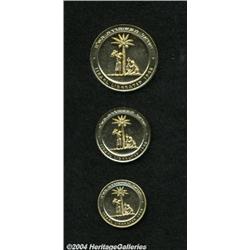 Liberation-2 3-piece Gold State Medal set,