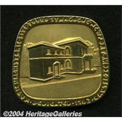 Magnes Museum Gold Touro Synagogue Medal ND (1977),
