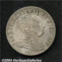 Naples and Sicily. Ferdinando IV 120 Grana 1816,