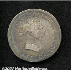 Lucca. Principality 5 Franchi 1805,