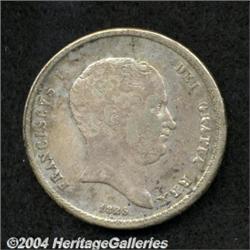 Naples and Sicily. Francesco I 120 Grana 1825,