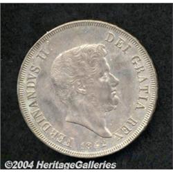 Naples. Ferdinand II 120 Grana 1842,