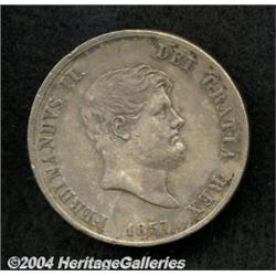 Naples and Sicily. Ferdinand II 120 Grana 1857,