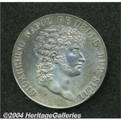 Naples & Sicily. Joachim Napoleon 5 Lire 1812,