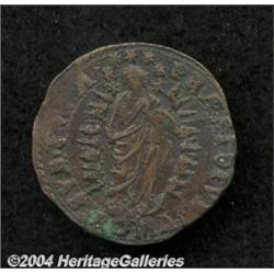 Papal States. Sede Vacante 1 Quattrino 1623,