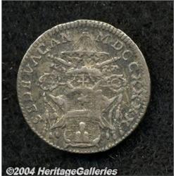 Papal States. Sede Vacante 1 Grosso 1740, but with date MDCCXXXX and not MDCCXL,