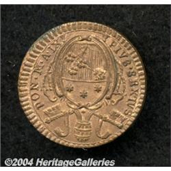 Papal States. Pius VI 1 Quattrino 1783 (year 9),